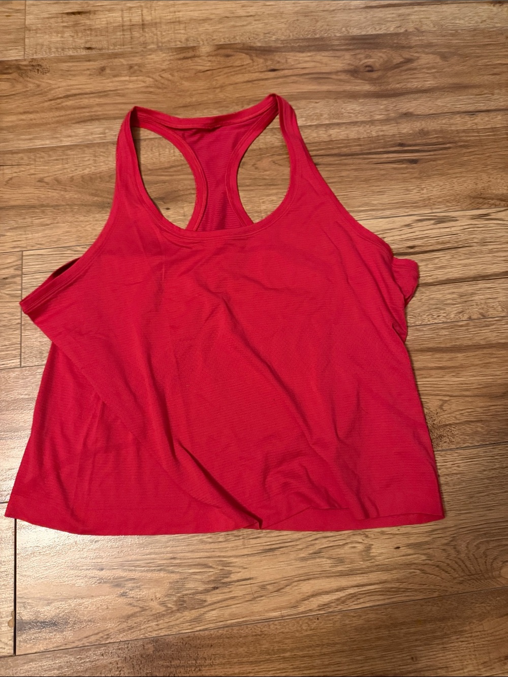 lululemon pink swiftly racerback waist length tank